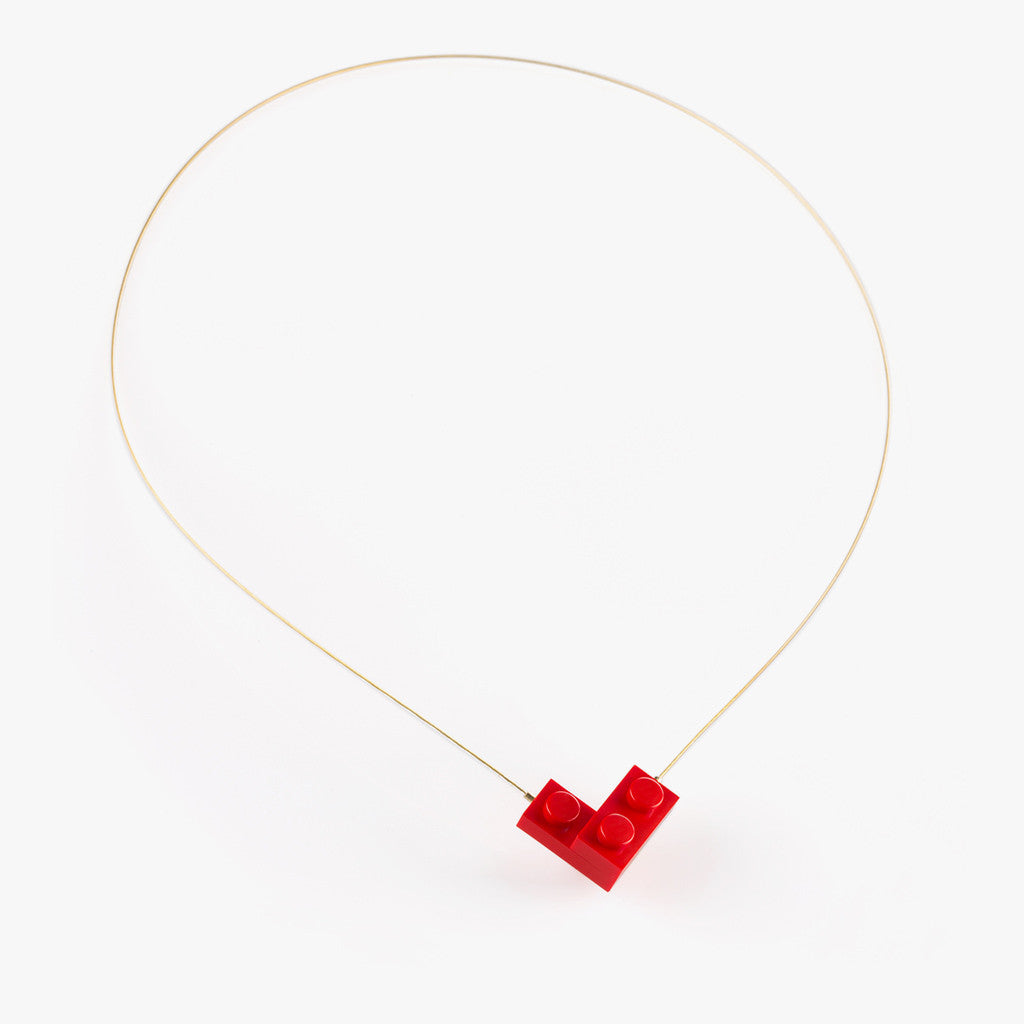 Brick Heart Necklace