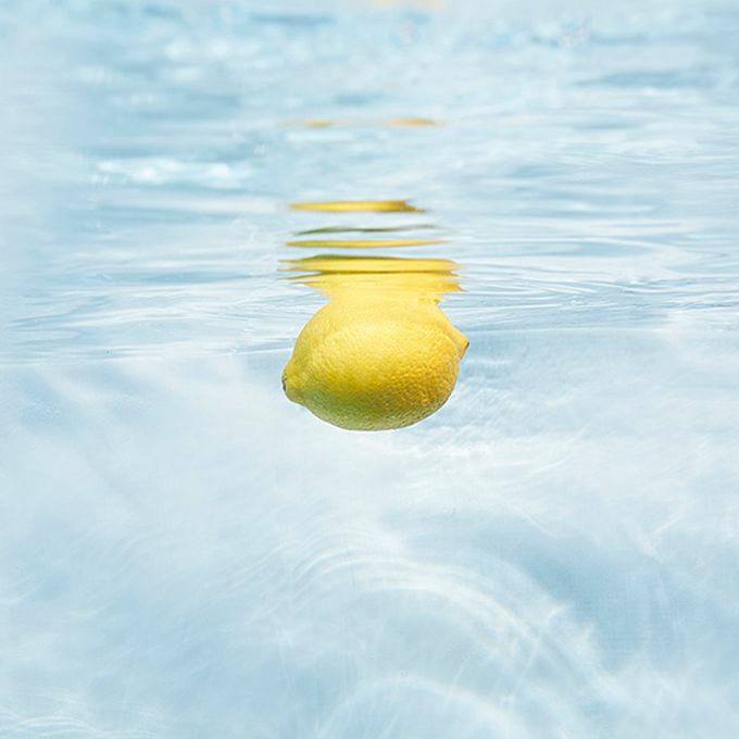 The size of a lemon