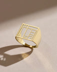 Square Class Ring