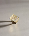 Square Class Ring