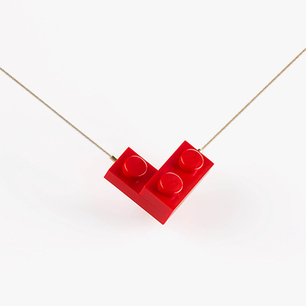 Brick Heart Necklace