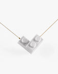 Brick Heart Necklace
