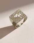 Square Class Ring