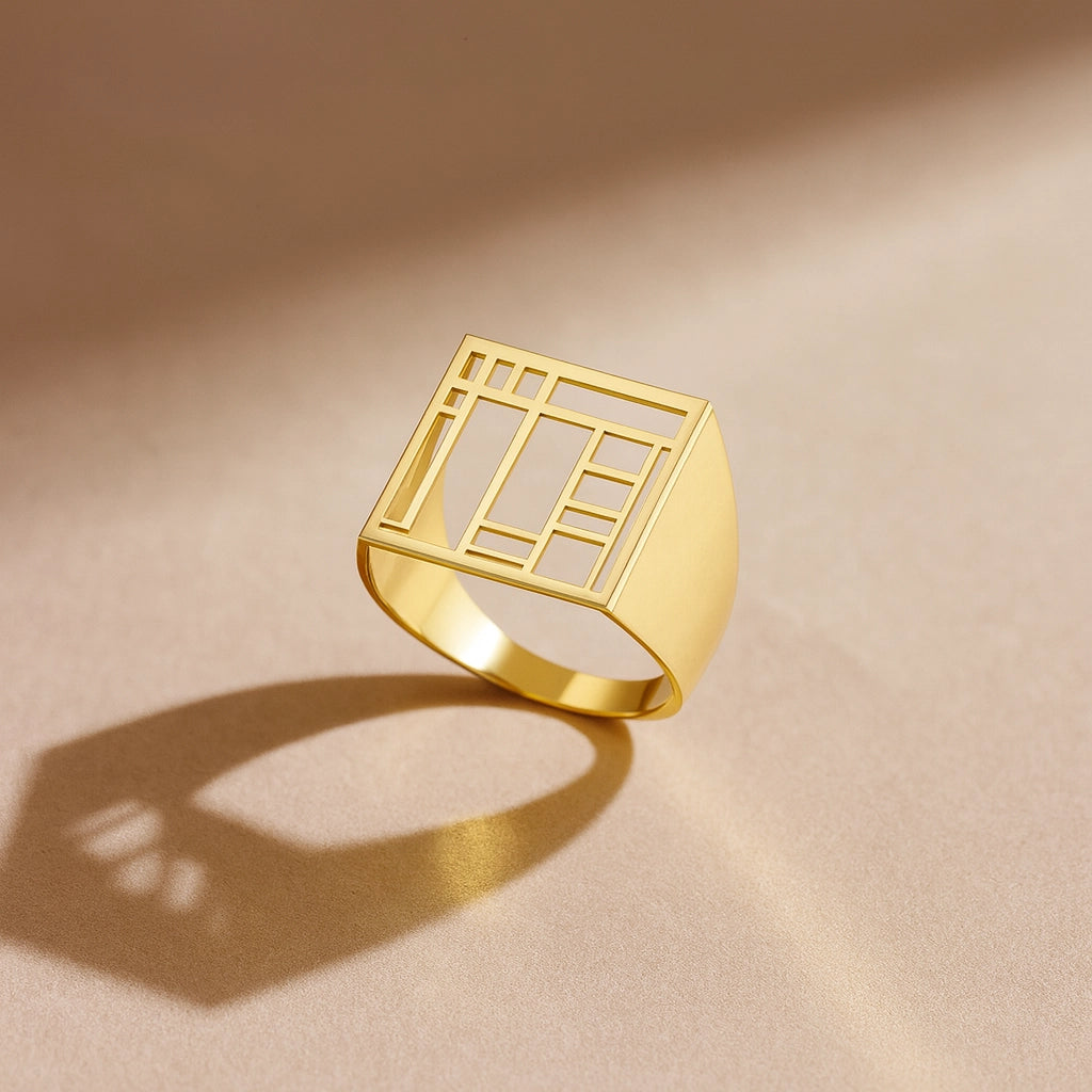 Square Class Ring