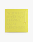 Lemon charm necklace by Talia Sari, a little reminder for what to do when life gives you lemons...