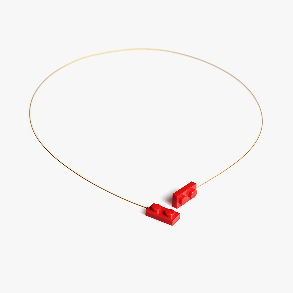 Brick Heart Necklace