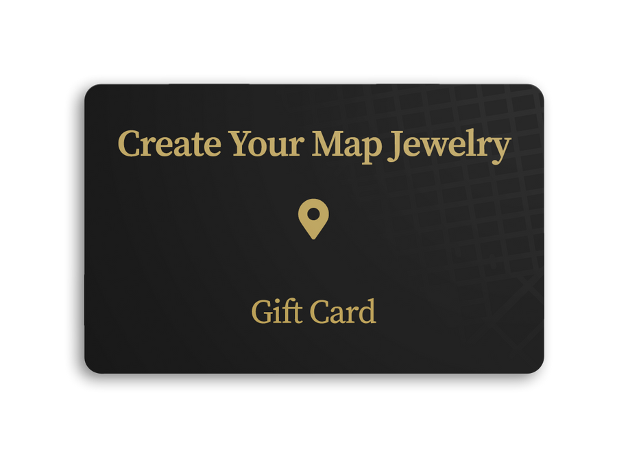 Map Jewelry Gift Card